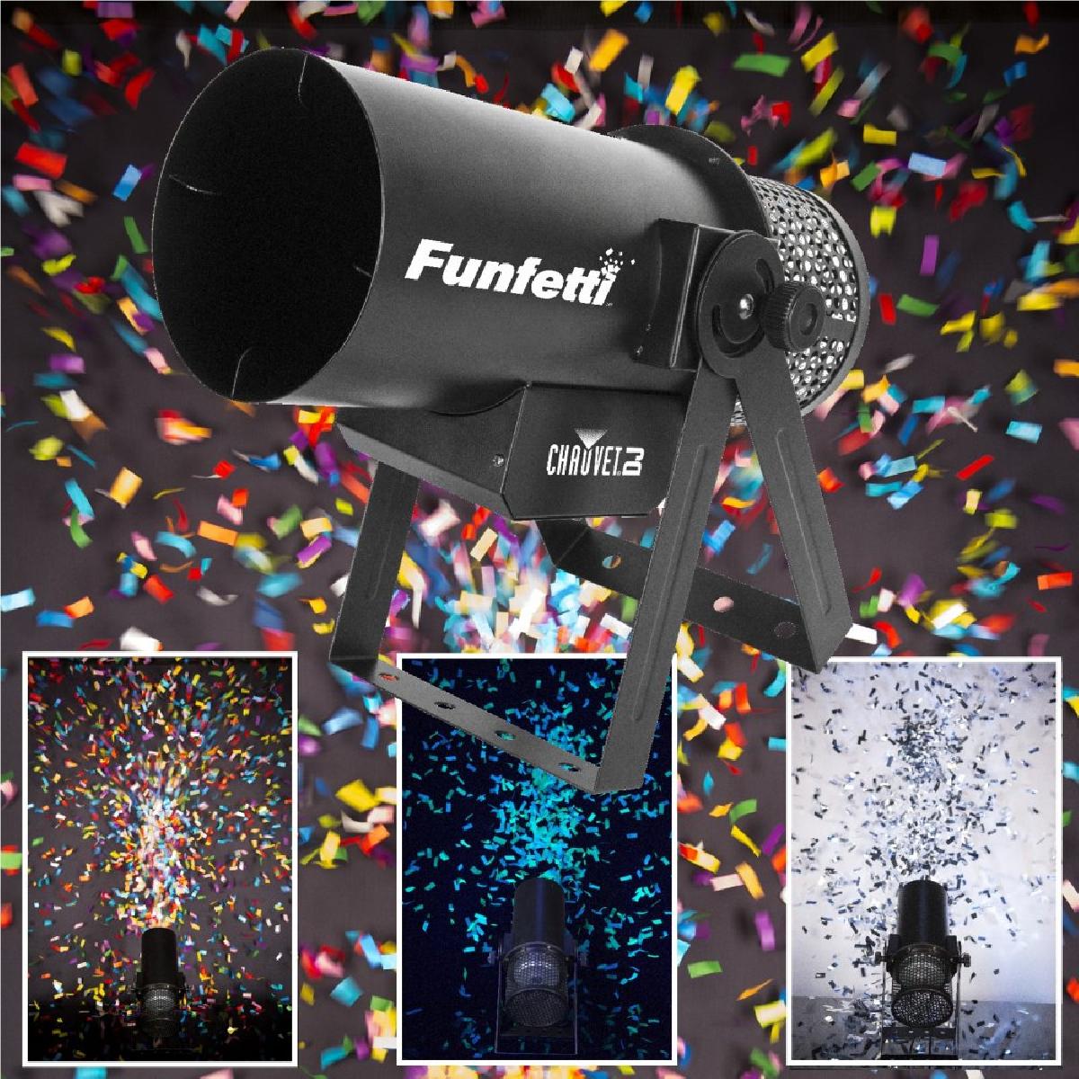 Confetti Cannons available to add to your evening