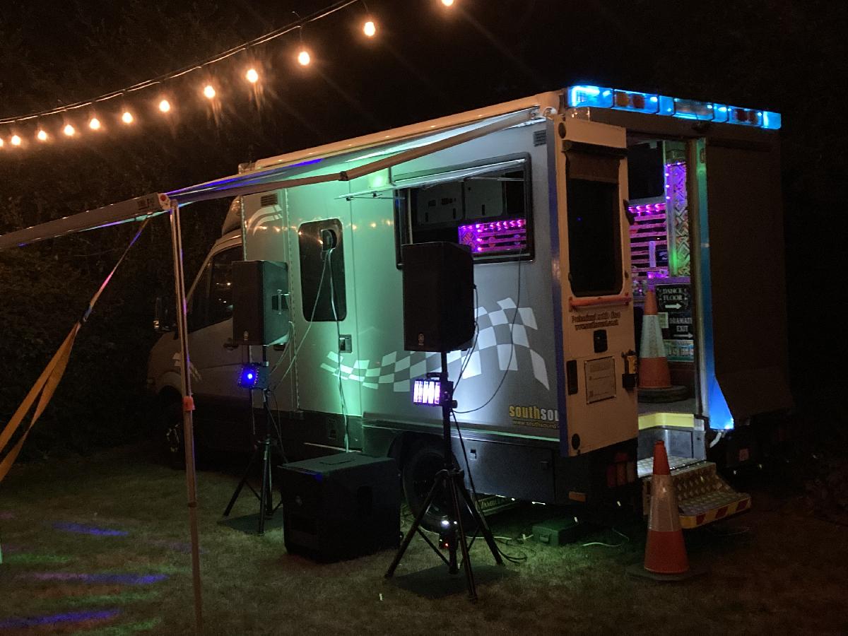 SouthSound Mobile Disco Kent colourful birthday celebration