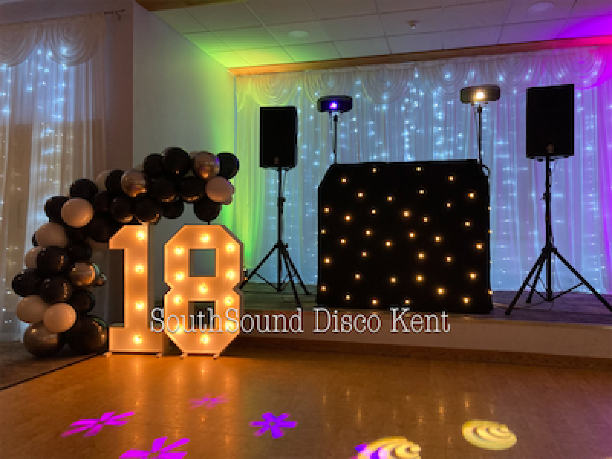 SouthSound Mobile Disco Kent colourful birthday celebration