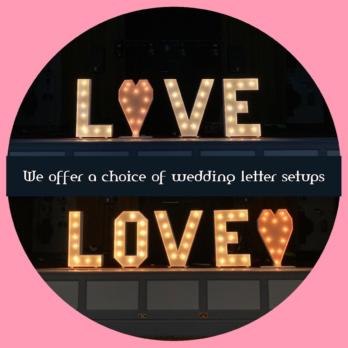 LED PINK HEART Hire for weddings